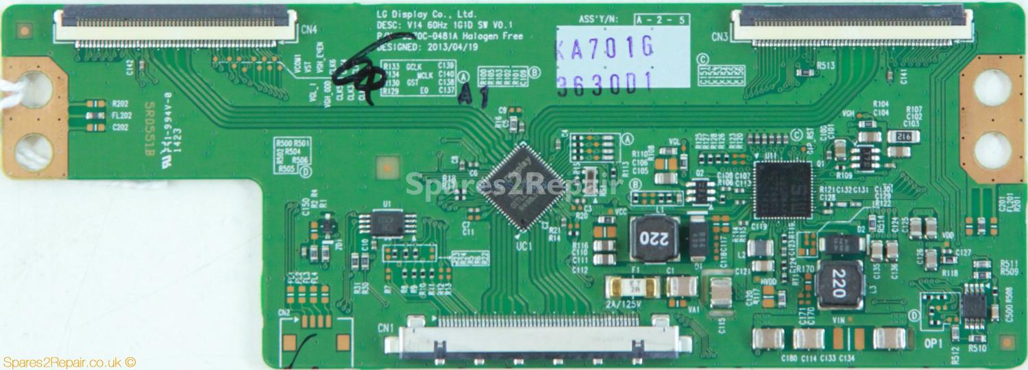 LG 49LB552V-TB - T-Con - 6871L-3630D - 6870C-0481A - V14 60Hz 1G1D SW V0.1