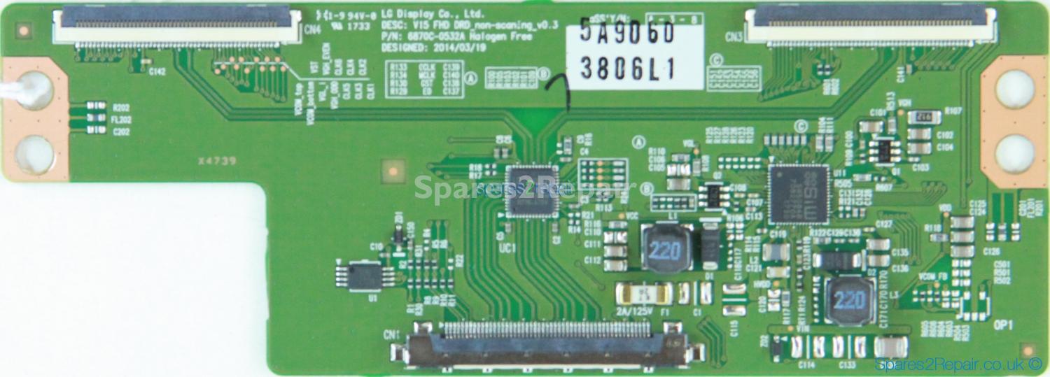 LG 43LJ594V - T-Con - 6871L-3806L - 6870C-0532A - V15 FHD DRD_non-scaning_v0.3
