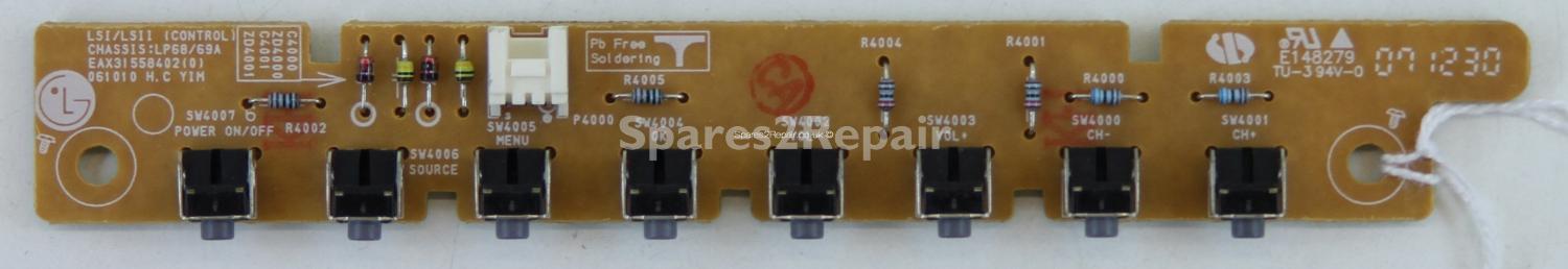 LG M1721AH-BZ - Buttons - EAX31558402(0) - 061010 - LP68/69A