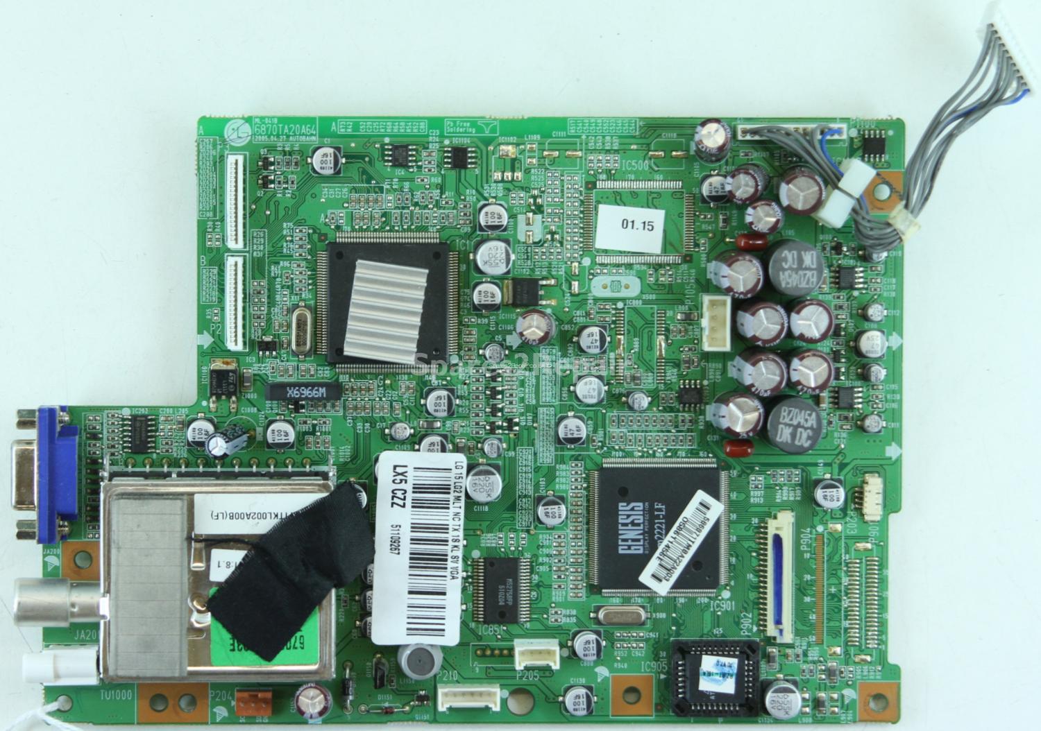 LG RZ-20LA70 - Main AV - 6870TA20A64 - 6871TMBA38A - ML-041B