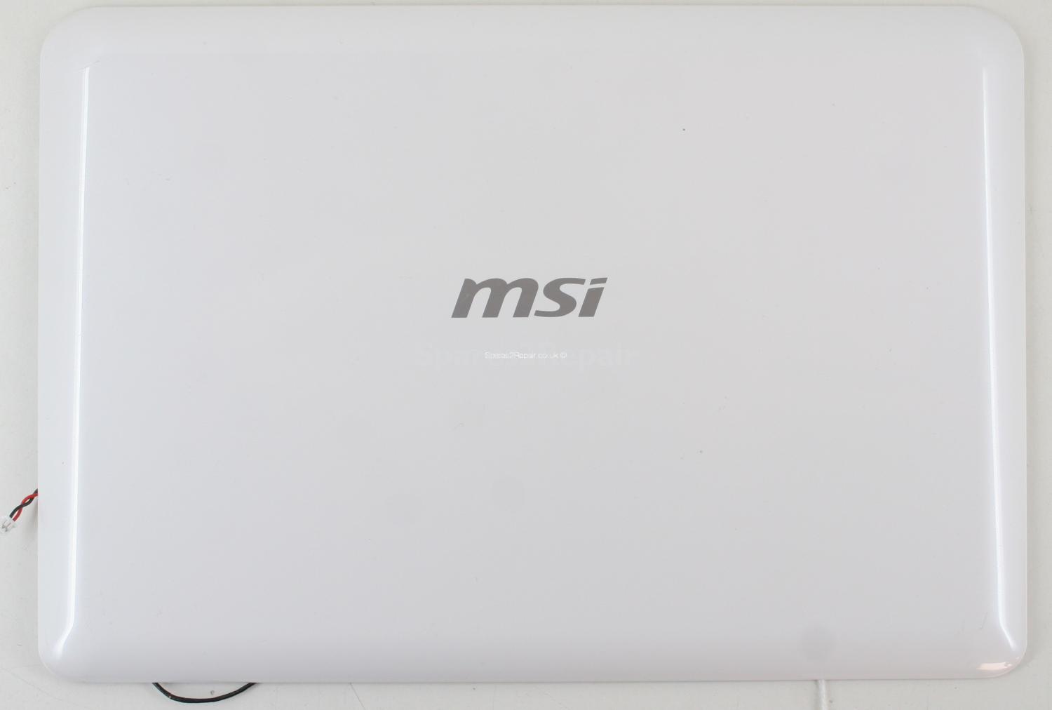 MSI U130 - Lid Cover (Grade B) & Webcam/Mic & Wifi Aerial