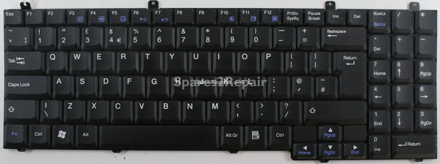 Packard Bell Keyboard - K061618B2 - 531081060001 - REV: V01.1 UK