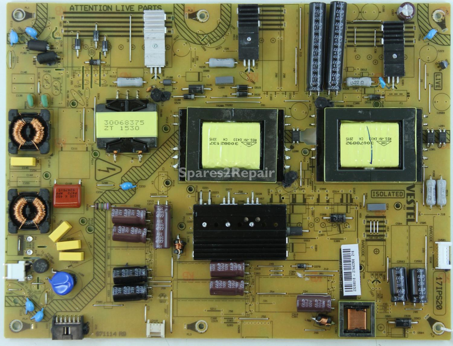 Panasonic TX-40CX400B - PSU - 23268018 - 17IPS20 - 071114 R9