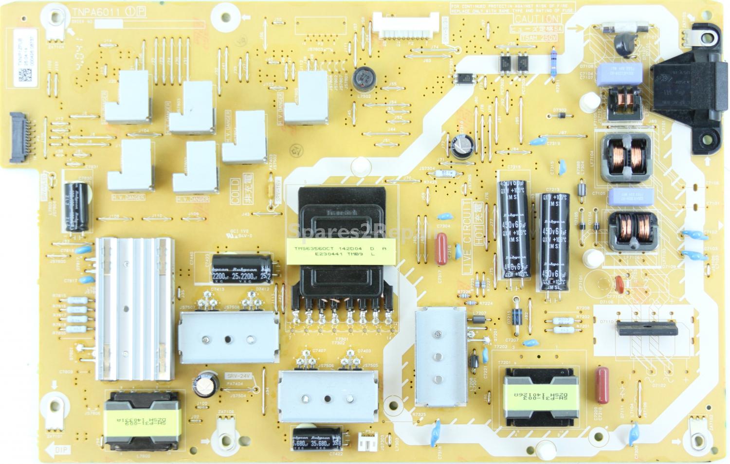 Panasonic TX-50AS650B - PSU - TXN/P1ZFUB - TNPA6011
