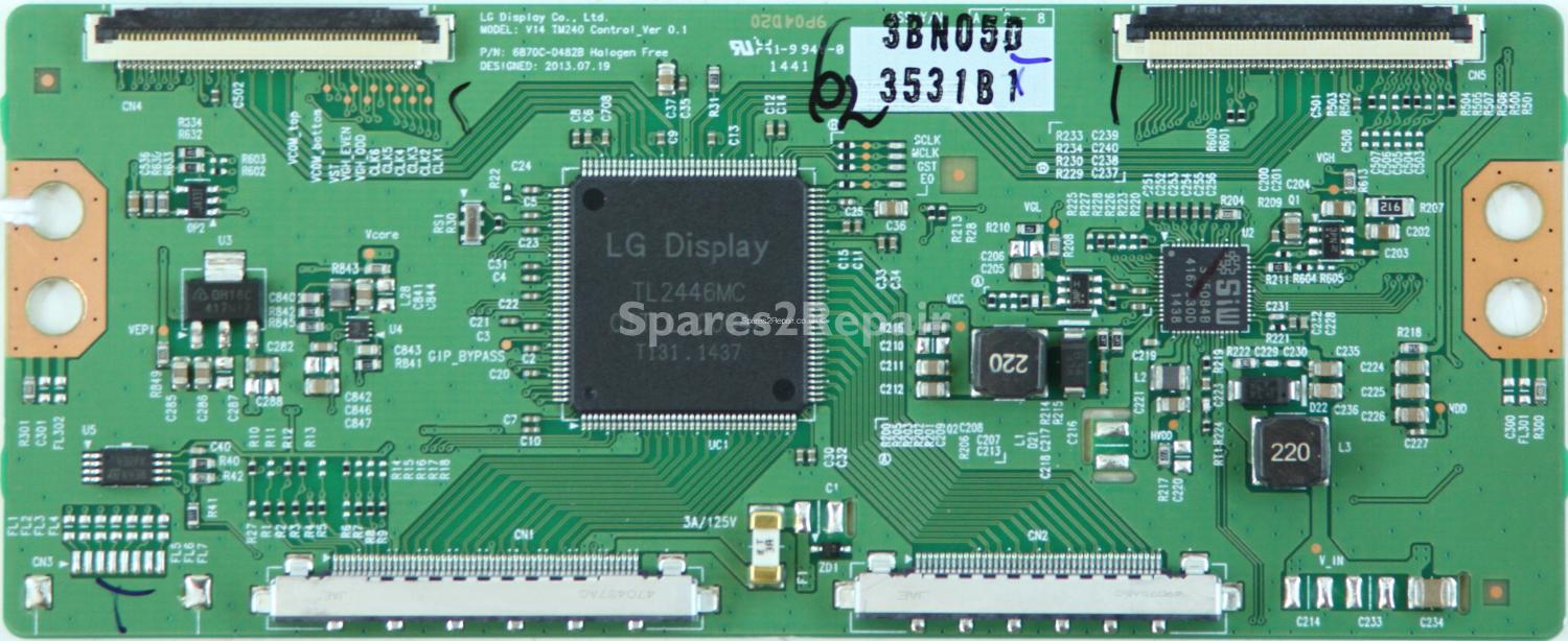 Panasonic TX-50AS650B - T-Con - 6871L-3531B - 6870C-0482B - V14 TM240 Control_Ver 0.1