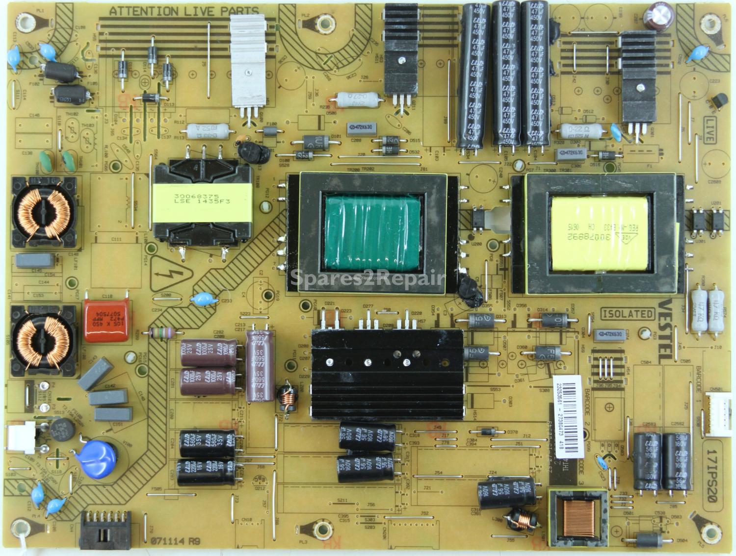 Panasonic TX-55CX400B - Power Supply - 23253561 - 17IPS20 - 071114R9