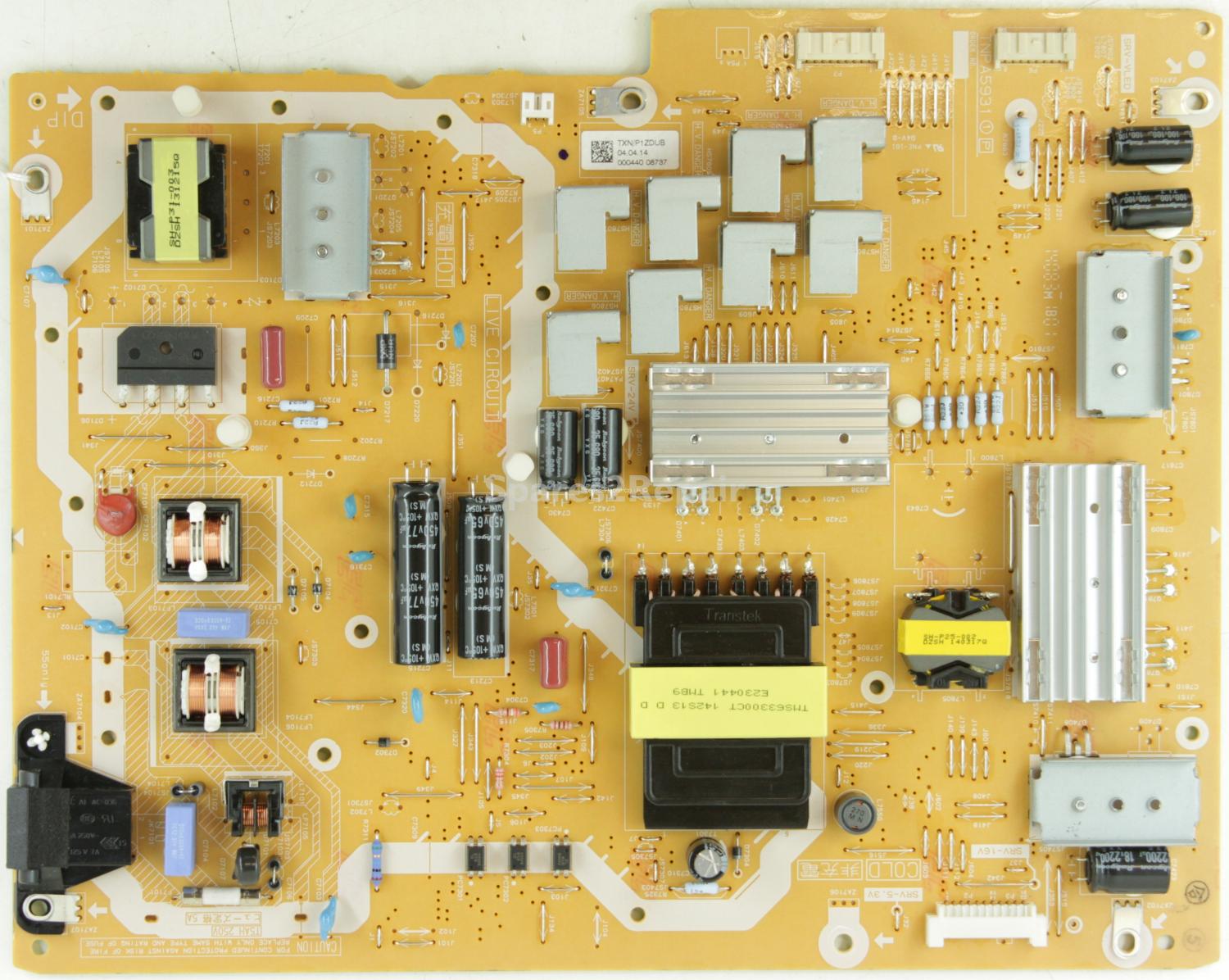 Panasonic TX-60AS650B - Power Supply - TNPA5931 1 P - TXN/P1ZDUB