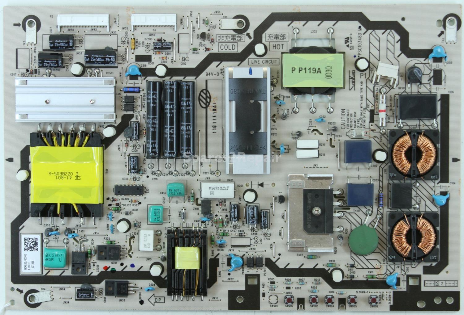 Panasonic TX-L32DT30B - PSU - PSC10348D M - N0AE3GJ00006