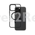 Panzerglass Leather Bag Gsm - 1360 Care By Panzerglass Flagship Case Transparent Urban Combat W Black Frame & Magsafe Iphone 24 Pro