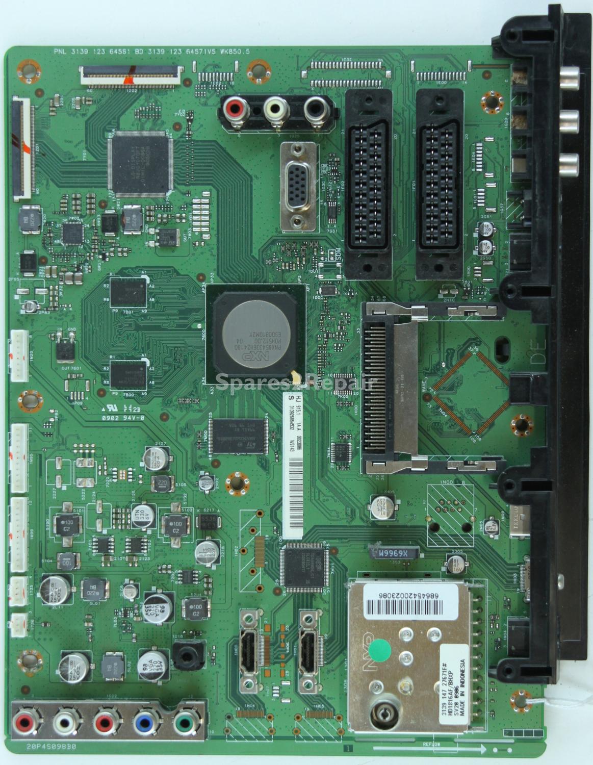 Philips 42PFL5604H - Main AV - 313926864532 - 3139 123 64561 BD - 3139 123 64571V5 - WK850.5