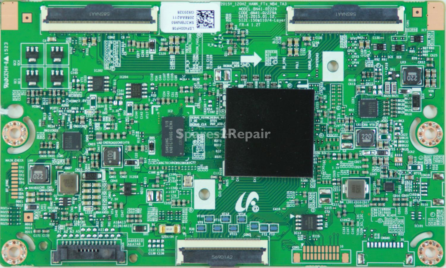 Samsung UE40J6300AK - T-Con - BN95-02058A - BN41-02229A - LSF400HF06 - 2015Y_HAWK_FTs_MB4_TA3