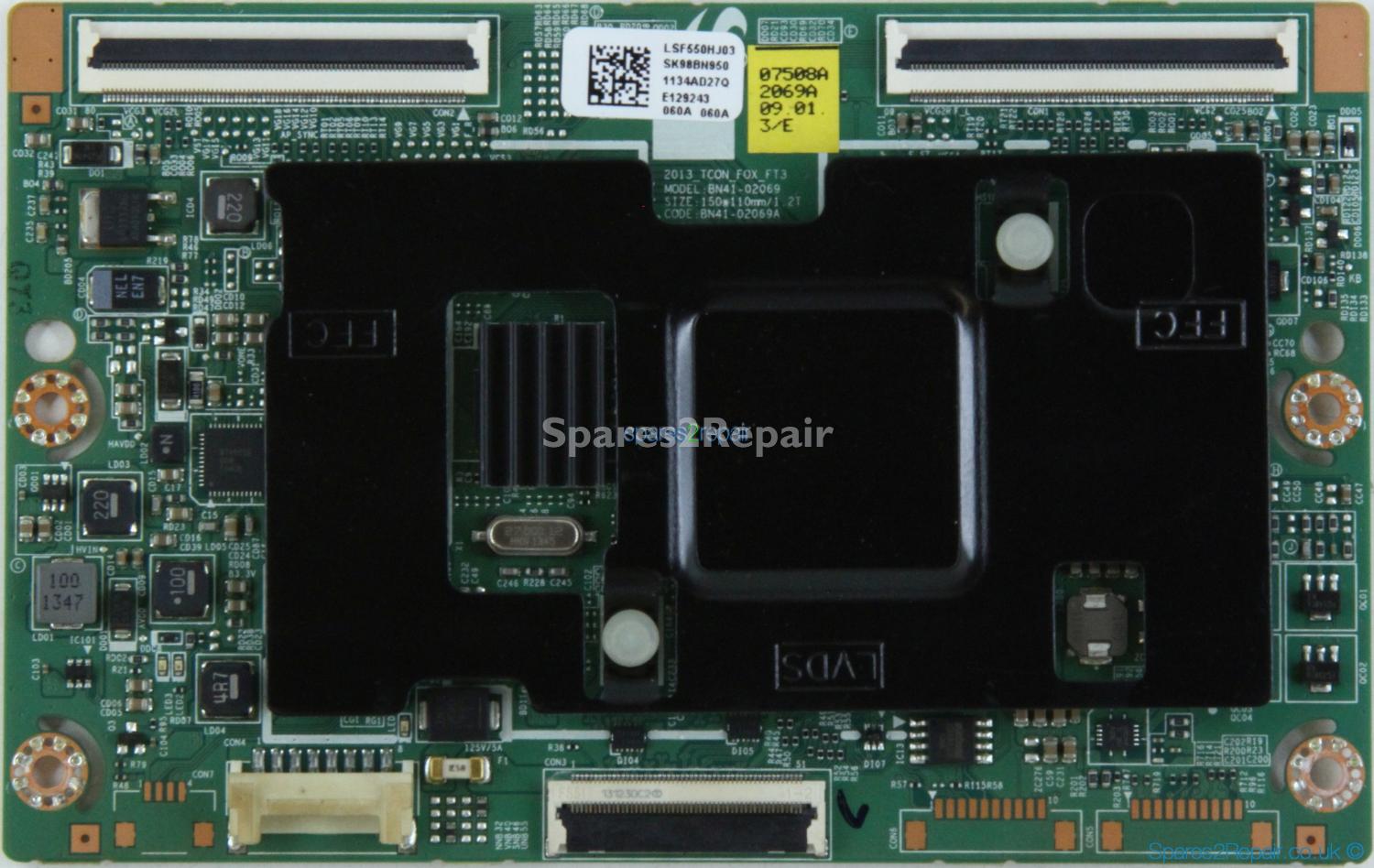 Samsung UE55F6670SB - T-Con - BN97-07508A - BN95-01134A - BN41-02069A - 2013_TCON_FOX_FT3