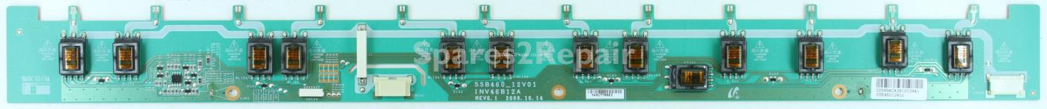 Samsung LE46C750RKX - Inverter - LJ97-02589A - SSB460_12V01 - INV46B12A - REV0.1