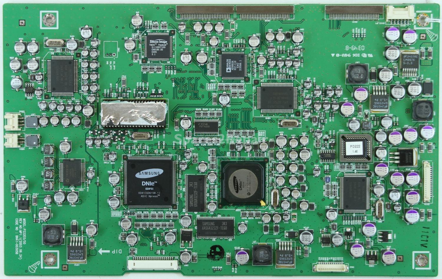 Samsung LW22A13W - AV Board - P222E0/S0 - BN41-00305B - REV NO:MP1.1 - BN91-00682A