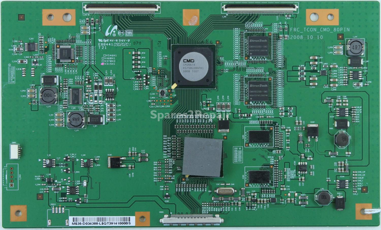 Samsung UE32B7020WW - T-Con - 35-D034388 - V315H1 - FRC_TCON_CMO_80PIN