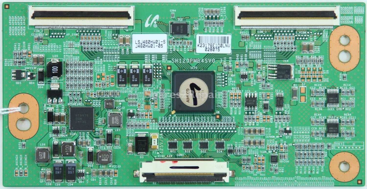 Samsung UE46D6750WK - T-Con - LJ94-23176E - SH120PMB4SV0.3 - LSJ460HW01-S - J460HW01-05