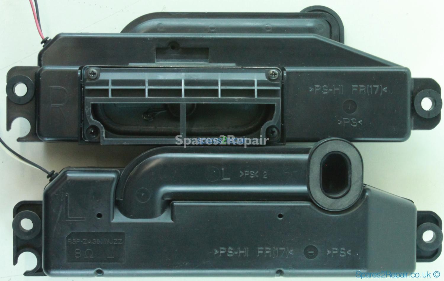 Sharp LC-46D65E - Speakers (L&R) - RSP-ZA381WJZZ L - RSP-ZA382WJZZ R - Ω