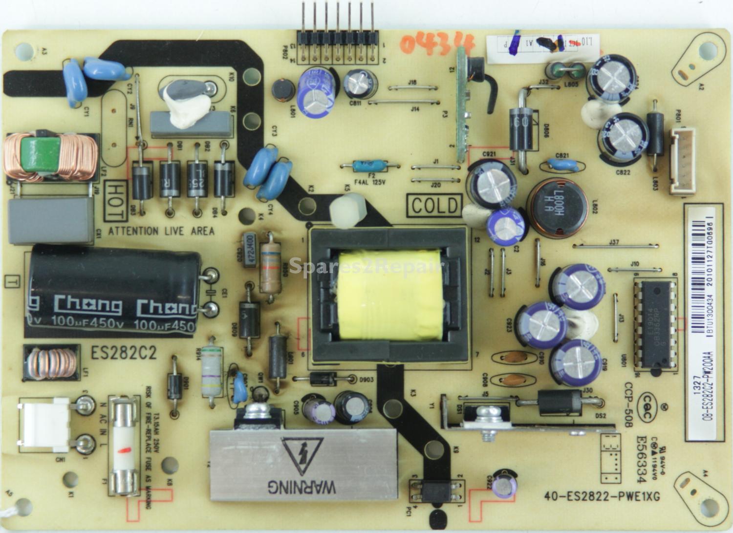 TCL L32E3003 - PSU - 40-ES2822-PWE1XG - 08-ES282C2-PW200AA