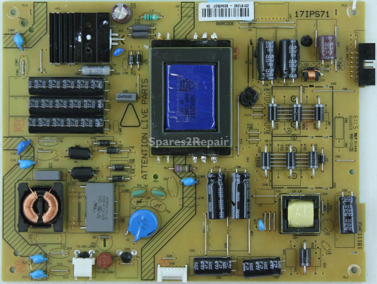 Toshiba 40L5453DB - PSU - 23181292 - 17IPS71 - 181113R3
