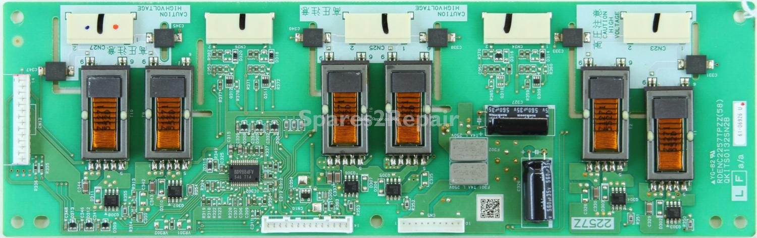Toshiba 37WLT58 - Inverter - RDENC2257TPZZ(58) - QKITS0132SN2B