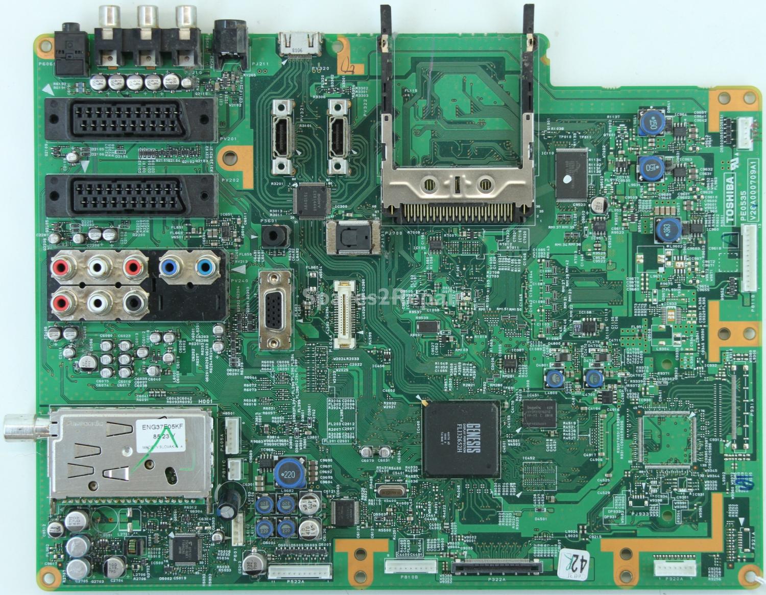 Toshiba 42CV505D - Main AV - PE0535 A - V28A000709A1