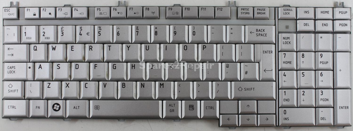 Toshiba Satellite P200D-127 - Keyboard - PK130260140 - K000050540 - Rev.:00