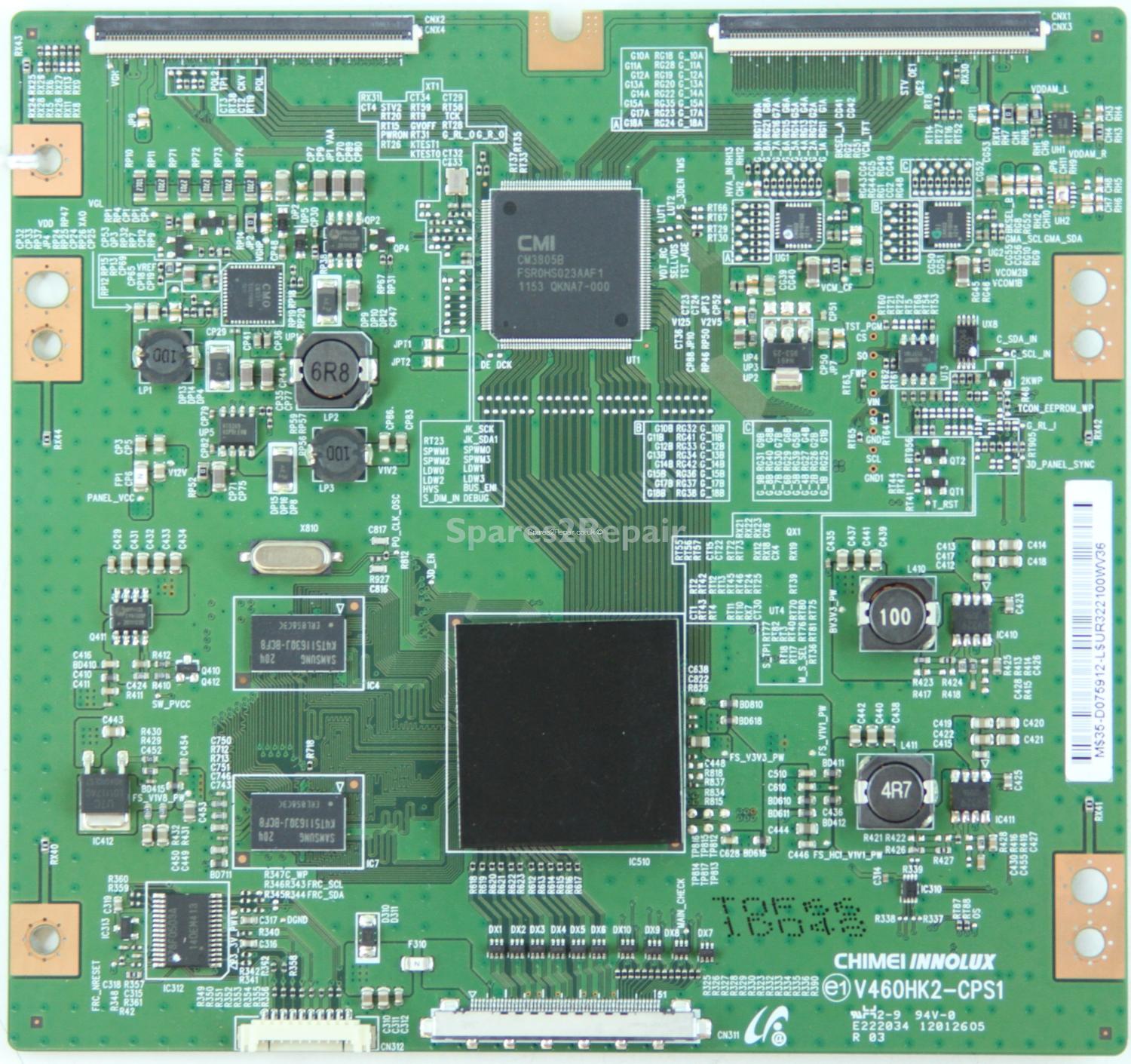 Unknown 46 Inch - T-Con - 35-D075912 - V460HK2-CPS1